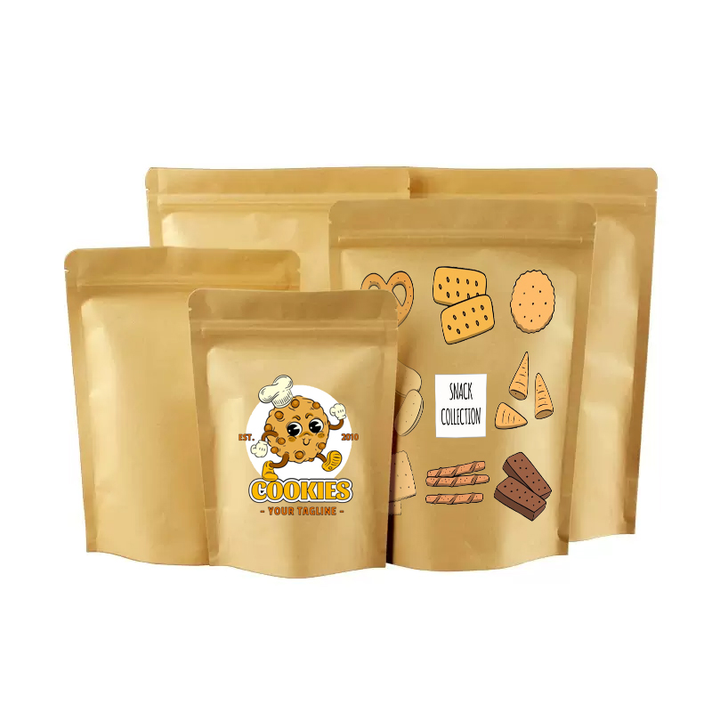 أكياس تغليف مخصصة مطبوعة بشعار - مراجعة Logo Food Snack وسعره