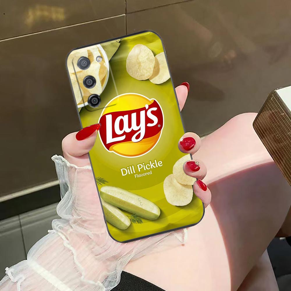 غطاء هاتف لأجهزة OPPO A5X A6X  - مراجعة Logo Food Snack وسعره