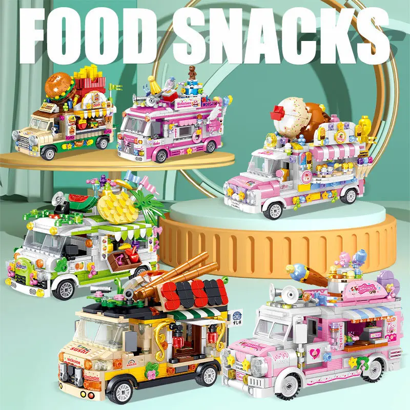 مدينة أصدقاء الآيس كريم شاحنة  - مراجعة Food City Snacks وسعره