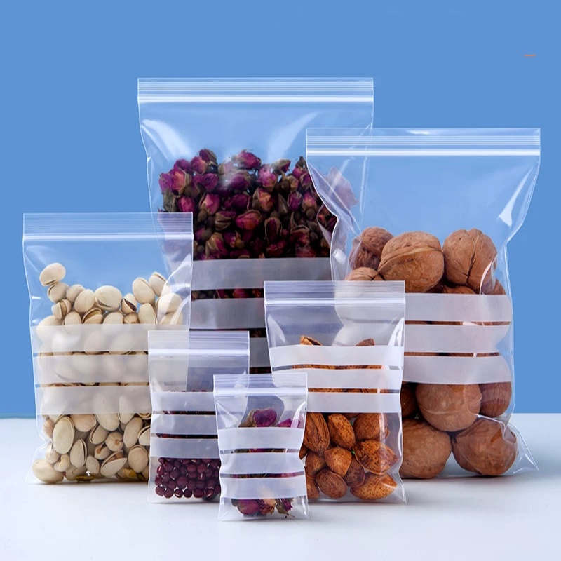 200 قطعة أكياس تغليف بلاستيكية - مراجعة Logo Food Snack وسعره